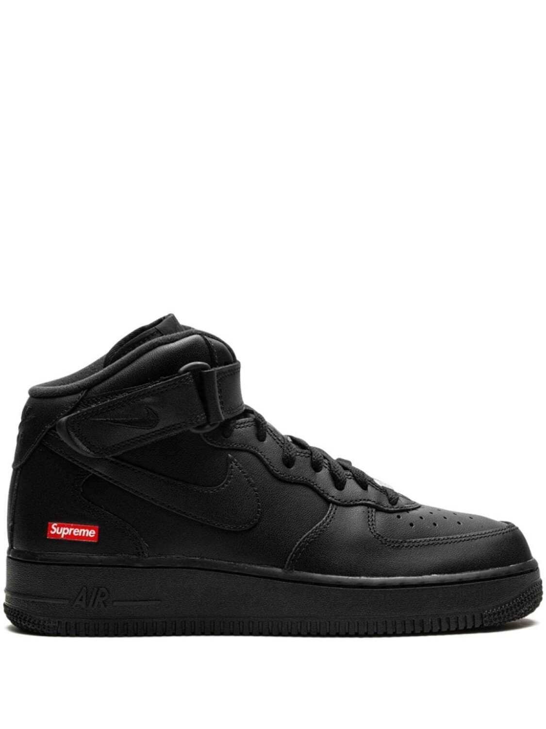 Nike кроссовки x Supreme Air Force 1 Mid "Mini Box Logo - Black", черный
Nike кроссовки x Supreme Air Force 1 Mid "Mini Box Logo - Black", черный