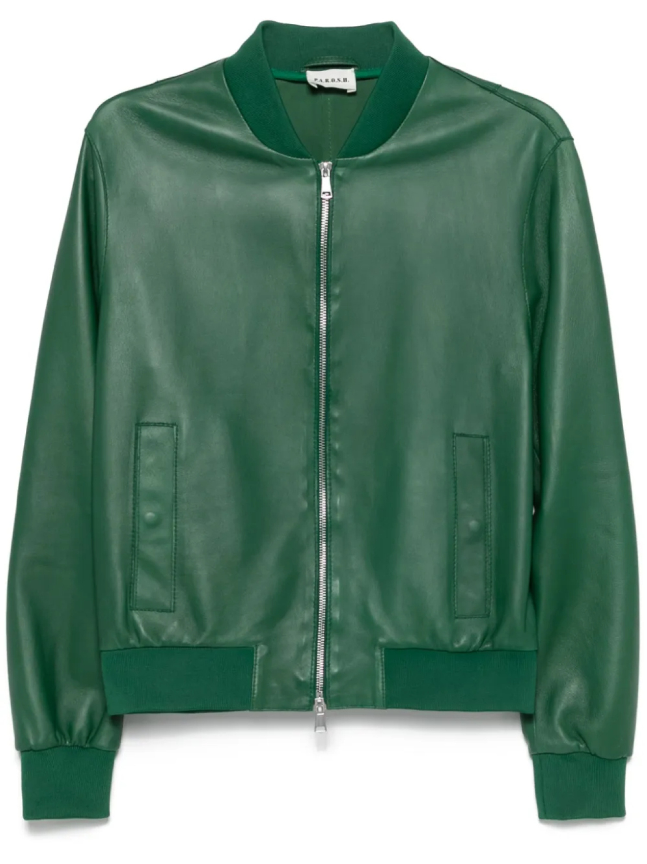 Кожаная куртка-бомбер PAROSH P.A.R.O.S.H., зеленый
Кожаная куртка-бомбер PAROSH P.A.R.O.S.H., зеленый