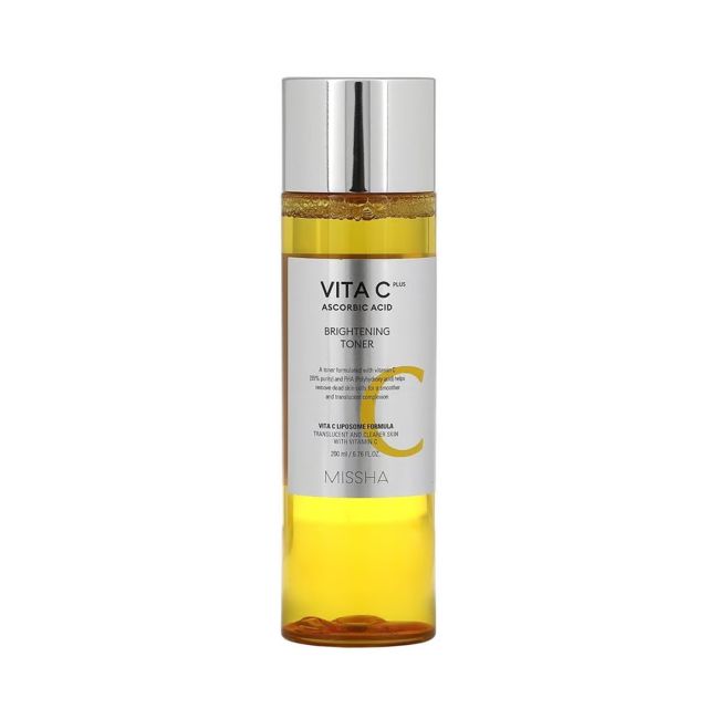 Vita C Plus Осветляющий тоник для лица Missha, 200 мл
Vita C Plus Осветляющий тоник для лица Missha, 200 мл