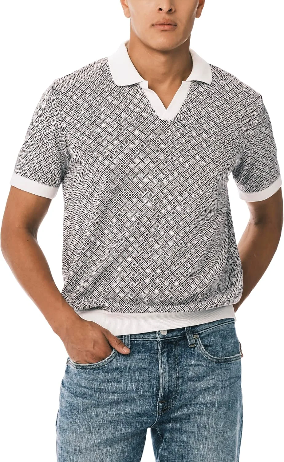 Мужской короткий рукав свитер-поло Buffalo David Bitton
Мужской короткий рукав свитер-поло Buffalo David Bitton