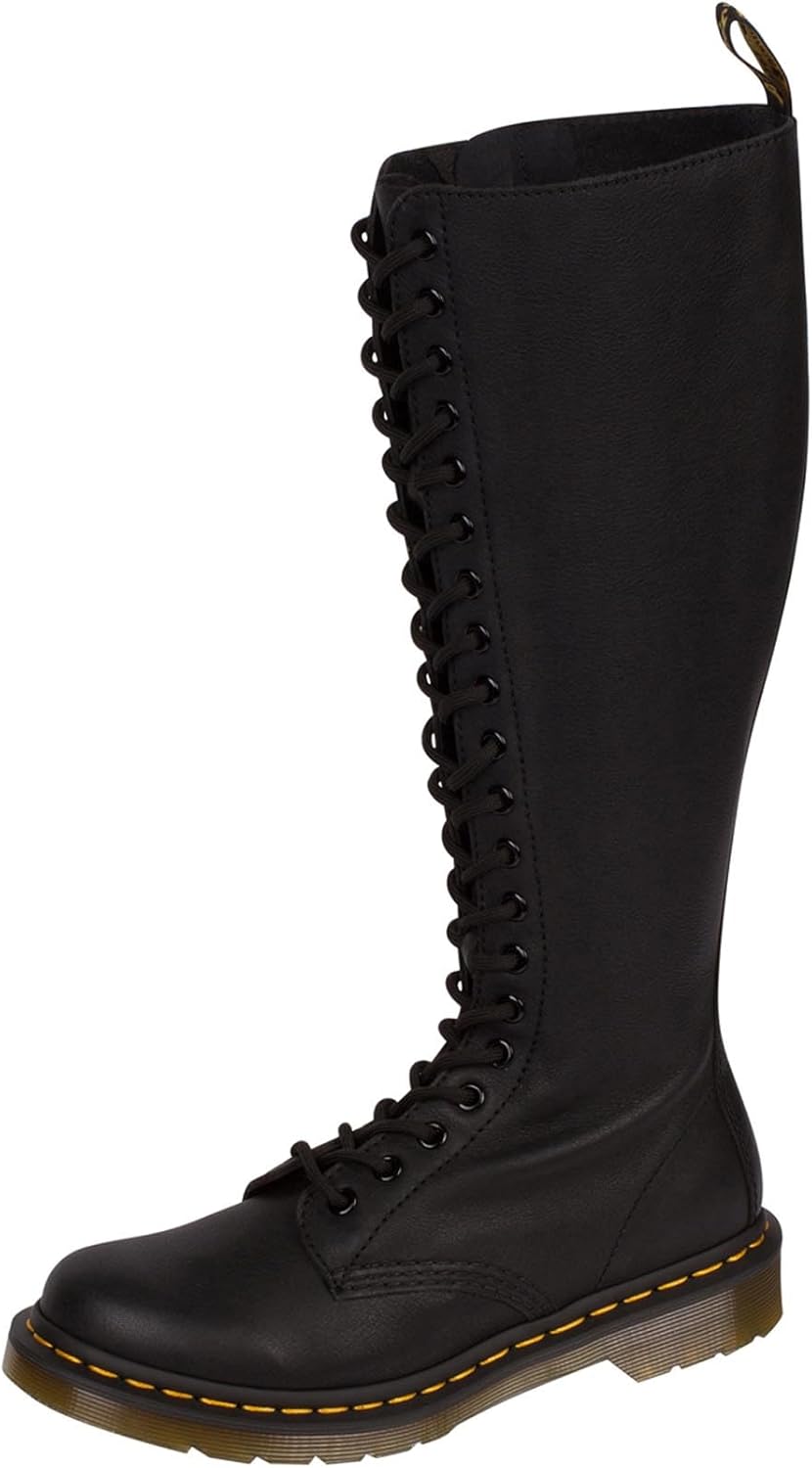 Dr. Martens женские 1b60 20-проушинные молниечные ботинки до колена, Black Virginia
Dr. Martens женские 1b60 20-проушинные молниечные ботинки до колена, Black Virginia