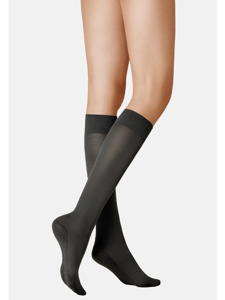 Kunert Изящные высокие носки Warm Up 60 с теплоизоляцией цвета антрацит
Kunert Изящные высокие носки Warm Up 60 с теплоизоляцией цвета антрацит