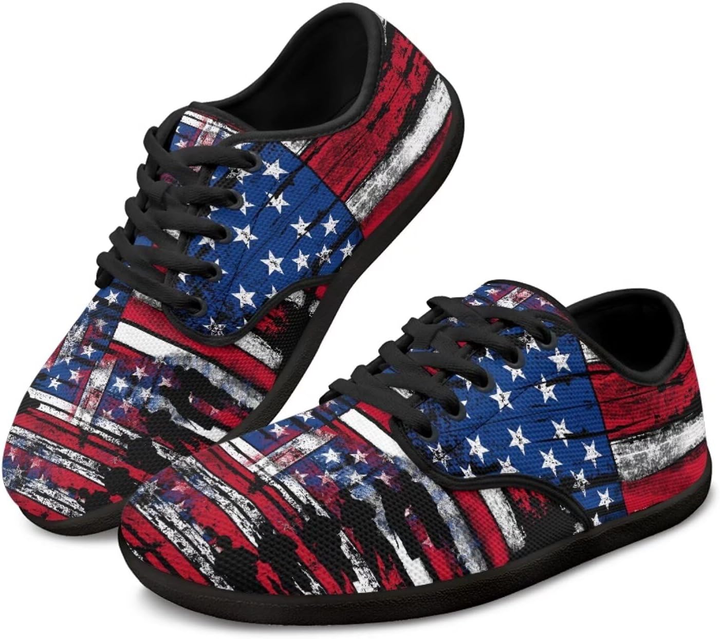 Мужские походные кроссовки Jeiento с американским флагом, широким носком и нескользящей подошвой, модель Patriots, American Flag Design
Мужские походные кроссовки Jeiento с американским флагом, широким носком и нескользящей подошвой, модель Patriots, American Flag Design