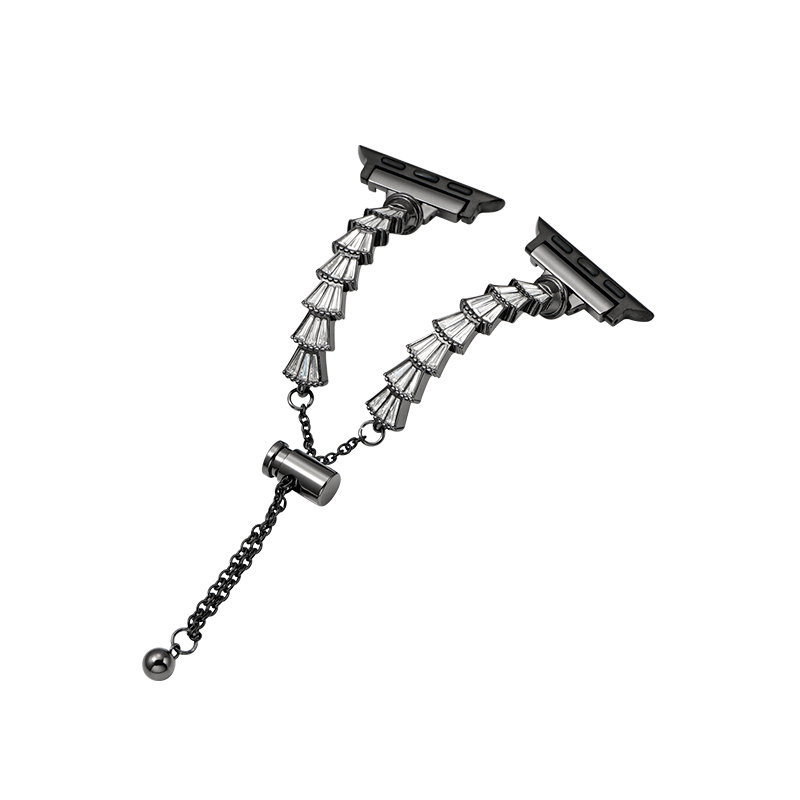 CHENSONG Часы Strap Apple Compatibility Metal, Black Single Strap
CHENSONG Часы Strap Apple Compatibility Metal, Black Single Strap