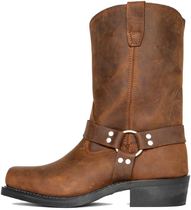 Ковбойские сапоги XBTEVUDAK для мужчин, вестерн-сапоги с квадратным носком, невысоким каблуком, противоскользящей и износостойкой подошвой, ретро и нарядные сапоги, коричневый
Ковбойские сапоги XBTEVUDAK для мужчин, вестерн-сапоги с квадратным носком, невысоким каблуком, противоскользящей и износостойкой подошвой, ретро и нарядные сапоги, коричневый