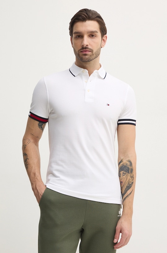 Поло Tommy Hilfiger, белый 
Поло Tommy Hilfiger, белый