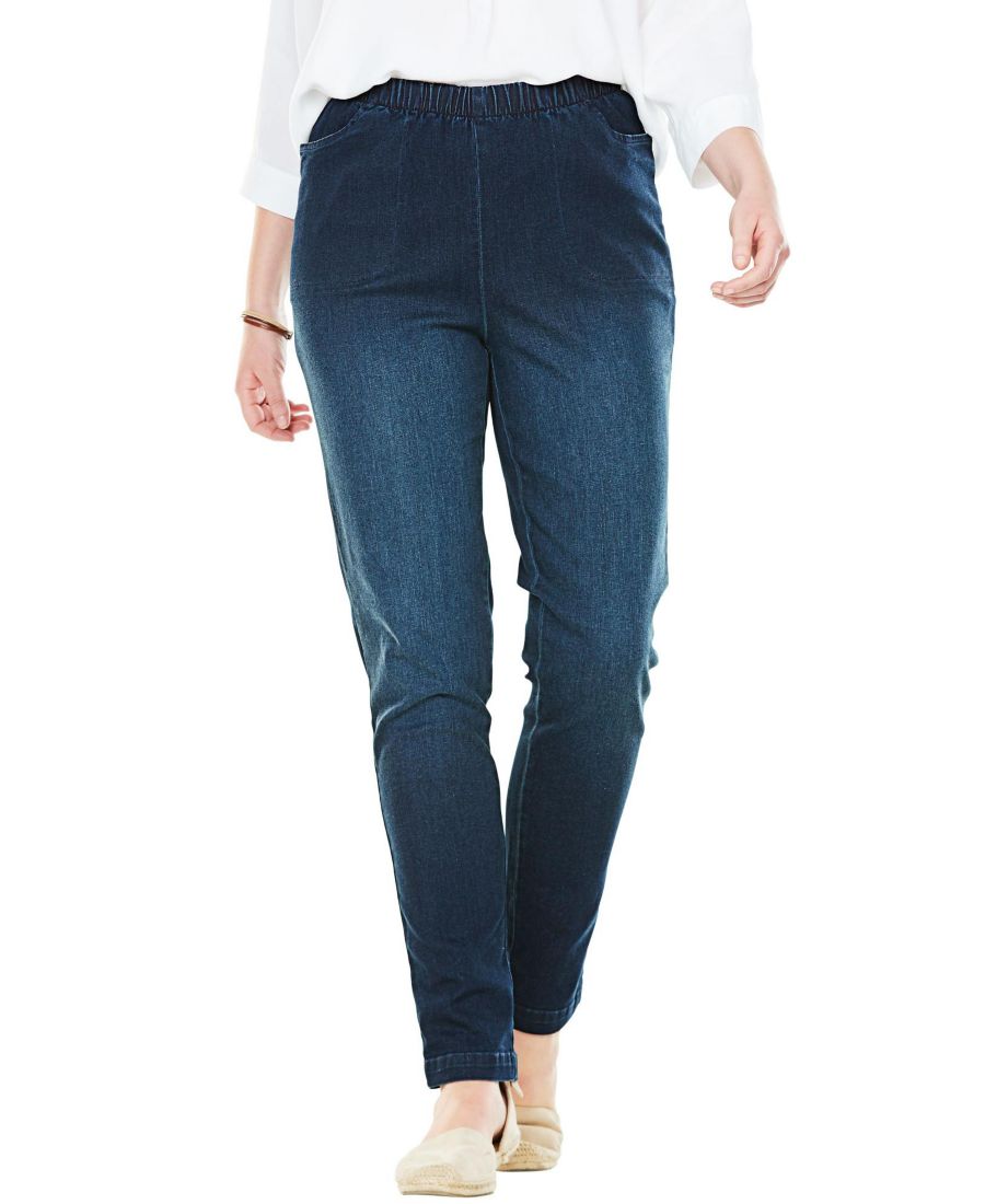 Женские джинсы Within Straight Leg Fineline Pull-On Stretch Denim Woman Within, Indigo sanded
Женские джинсы Within Straight Leg Fineline Pull-On Stretch Denim Woman Within, Indigo sanded