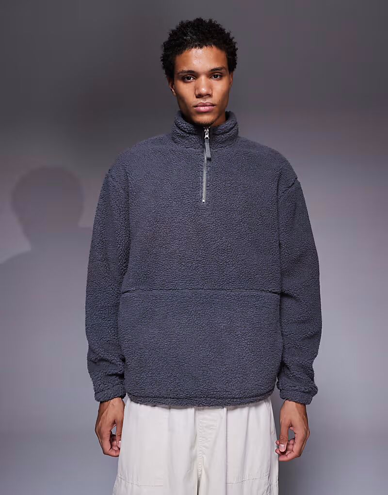 Свободный свитшот с воротником-стойкой и молнией из искусственного меха серого цвета Asos Design, Серый, Свободный свитшот с воротником-стойкой и молнией из искусственного меха серого цвета Asos Design
Свободный свитшот с воротником-стойкой и молнией из искусственного меха серого цвета Asos Design, Серый, Свободный свитшот с воротником-стойкой и молнией из искусственного меха серого цвета Asos Design