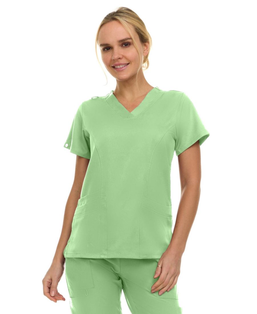 Женская медицинская блузка Eleanor с тремя карманами, эластичным V-образным вырезом, ярко-розового цвета, размер Medium Medichic, Green apple
Женская медицинская блузка Eleanor с тремя карманами, эластичным V-образным вырезом, ярко-розового цвета, размер Medium Medichic, Green apple