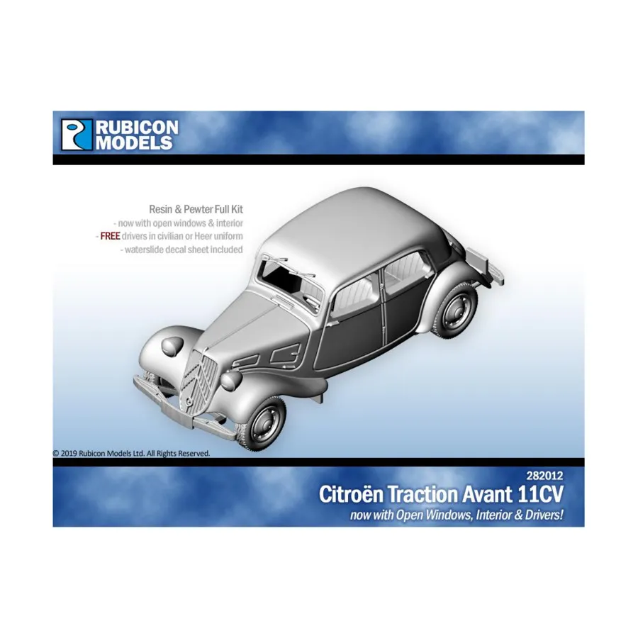 Citroen Traction Avant 11CV с отделкой салона - смола, World War II - USA & Other Allies (28mm)
Citroen Traction Avant 11CV с отделкой салона - смола, World War II - USA & Other Allies (28mm)