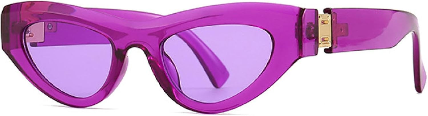 Солнцезащитные очки в стиле ретро «Кошачий глаз» ярких цветов для женщин, модные сине-фиолетовые оттенки, защита от УФ-излучения UV400 для мужчин WNCKSQ, Purple Purple
Солнцезащитные очки в стиле ретро «Кошачий глаз» ярких цветов для женщин, модные сине-фиолетовые оттенки, защита от УФ-излучения UV400 для мужчин WNCKSQ, Purple Purple