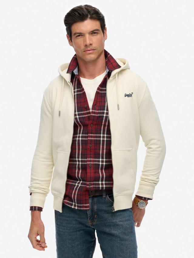 Толстовка с молнией и логотипом Essential Superdry, Dusty White
Толстовка с молнией и логотипом Essential Superdry, Dusty White