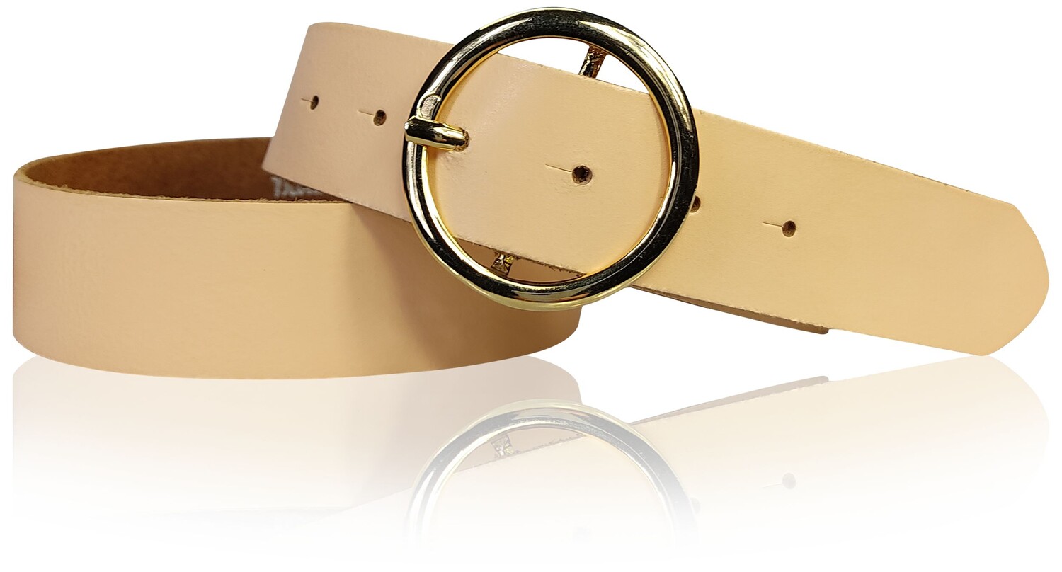 Кожаный ремень FRONHOFER, персиковый
Кожаный ремень FRONHOFER, персиковый