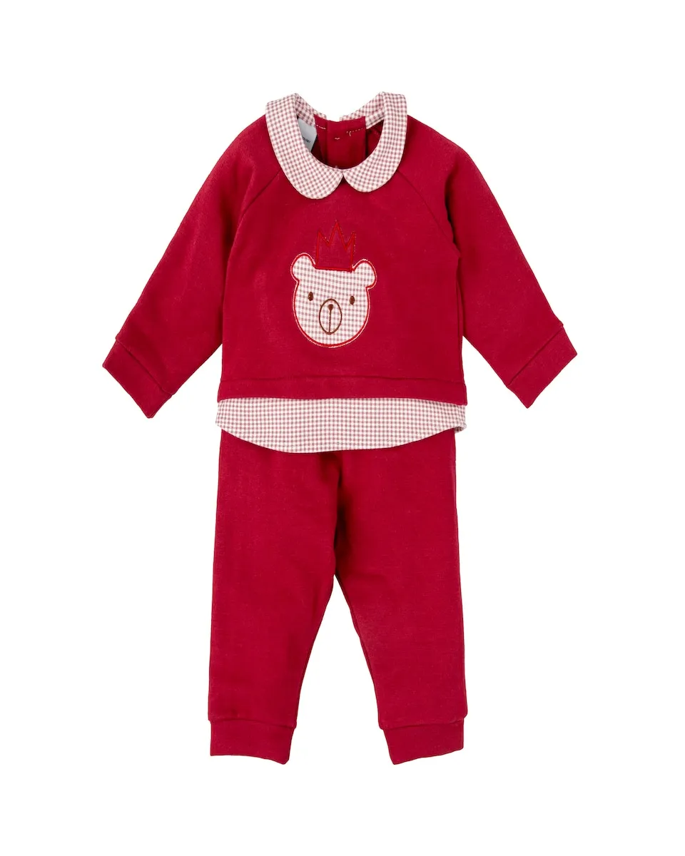 Детский спортивный костюм для мальчика с воротником-стойкой и регулируемыми штанинами BABIDÚ, бордовый
Детский спортивный костюм для мальчика с воротником-стойкой и регулируемыми штанинами BABIDÚ, бордовый