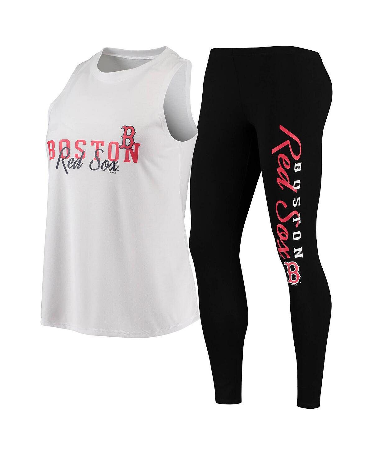 Женский комплект из майки и леггинсов Boston Red Sox Sonata белого и черного цвета Concepts Sport
Женский комплект из майки и леггинсов Boston Red Sox Sonata белого и черного цвета Concepts Sport