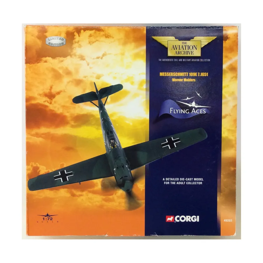 Мессершмитт 109, Aviation Archive (Corgi Classics) (1:72)
Мессершмитт 109, Aviation Archive (Corgi Classics) (1:72)