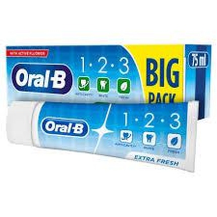 Зубная паста 123 Экстра Свежесть Oral-B
Зубная паста 123 Экстра Свежесть Oral-B