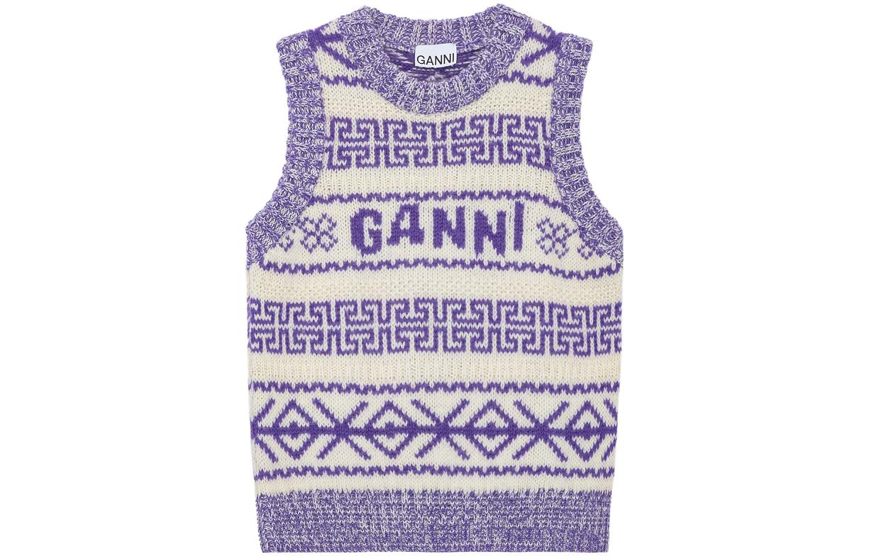 Футболка-майка FW23 женская фиолетовая GANNI
Футболка-майка FW23 женская фиолетовая GANNI