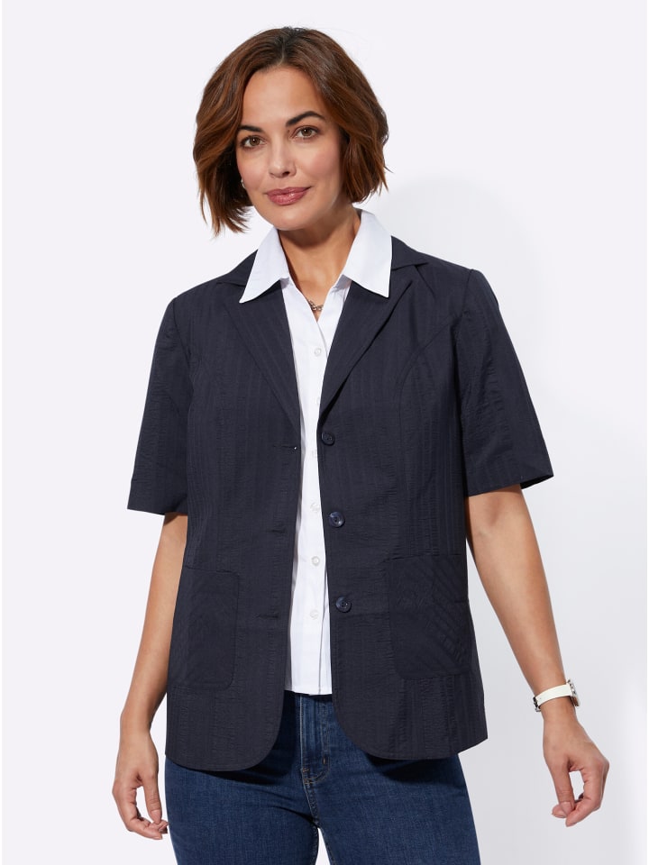 Блузка-блейзер темно-синего цвета WITT WEIDEN
Блузка-блейзер темно-синего цвета WITT WEIDEN