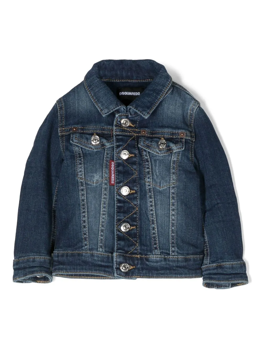 Однобортная джинсовая куртка Dsquared2 Kids, синий
Однобортная джинсовая куртка Dsquared2 Kids, синий