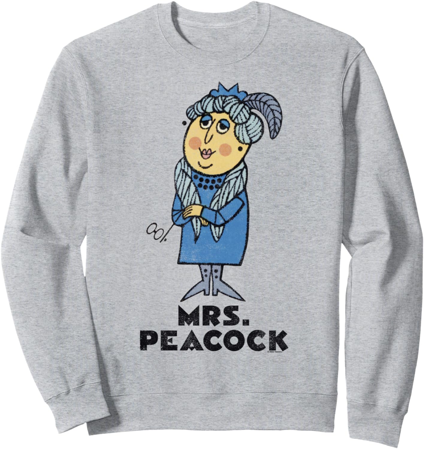 Толстовка Clue Retro с портретом миссис Пикок, серый
Толстовка Clue Retro с портретом миссис Пикок, серый