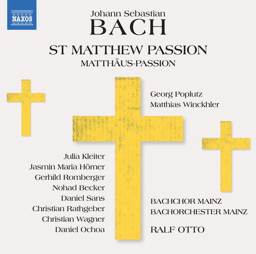 CD диск Bach, J.S. / Poplutz / Bachorchester Mainz: St Matthew Passion 
CD диск Bach, J.S. / Poplutz / Bachorchester Mainz: St Matthew Passion