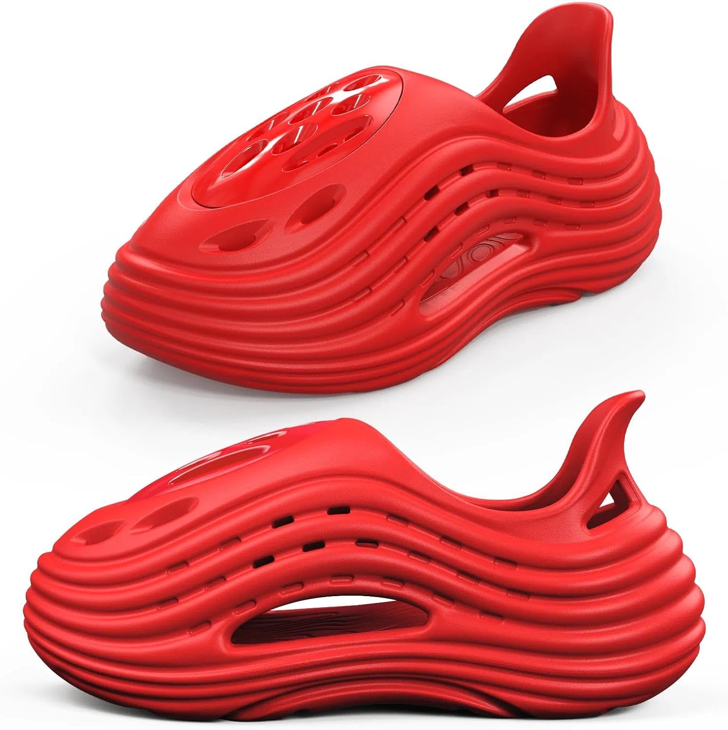 Унисекс дышащие сабо с волнистой подошвой - легкая обувь для сада с вентиляционными отверстиями, нескользящие сабо для дома и улицы для мужчин и женщин Yassia, красный
Унисекс дышащие сабо с волнистой подошвой - легкая обувь для сада с вентиляционными отверстиями, нескользящие сабо для дома и улицы для мужчин и женщин Yassia, красный