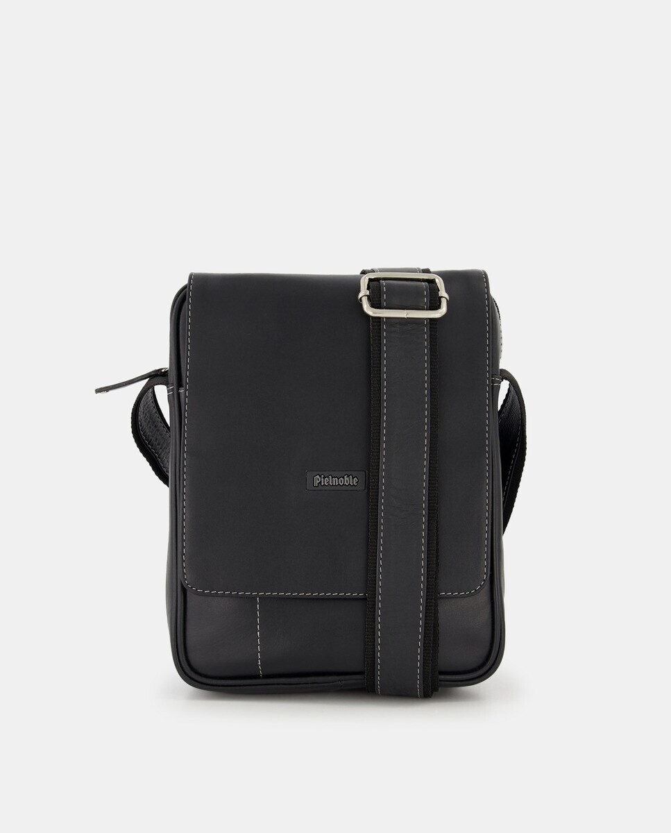 Черная кожаная сумка через плечо Pielnoble, черный
Черная кожаная сумка через плечо Pielnoble, черный