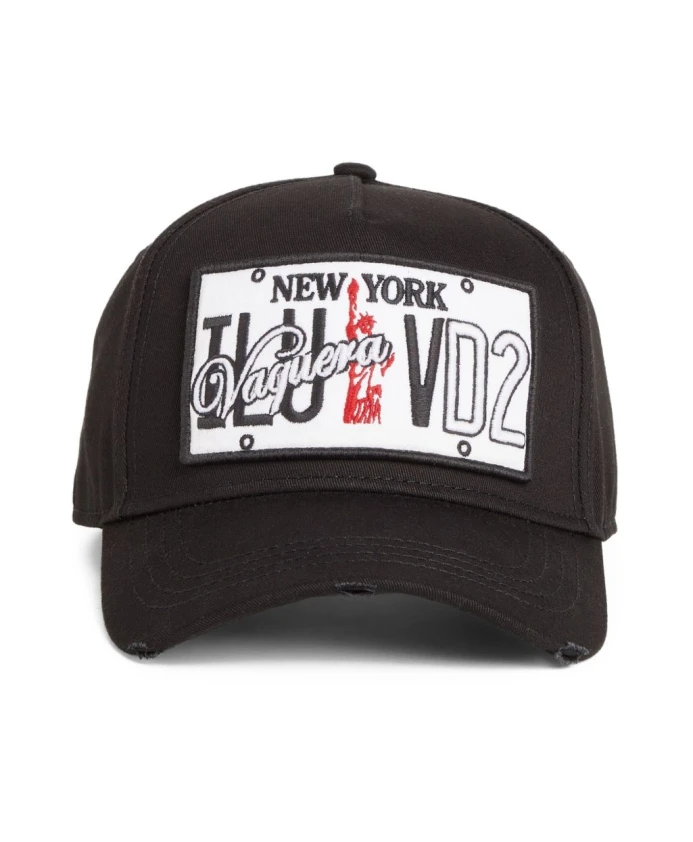 Черная бейсболка с логотипом Dsquared2, черный
Черная бейсболка с логотипом Dsquared2, черный