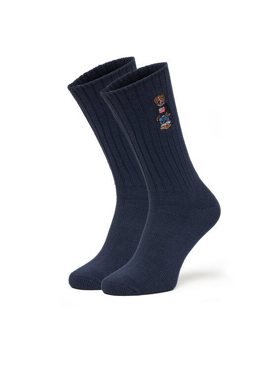 Высокие мужские носки 449P02372001 Polo Ralph Lauren, синий 
Высокие мужские носки 449P02372001 Polo Ralph Lauren, синий