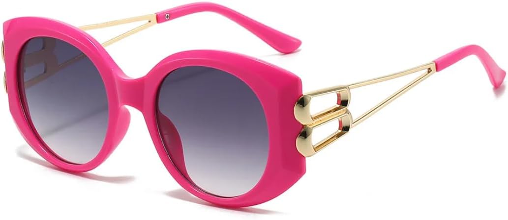 Ретро-солнцезащитные очки овальной формы для женщин, роскошная оправа с двойной перемычкой, модные солнцезащитные очки для мужчин с защитой от УФ-излучения UV400 VVTWSSW, Magenta Grey
Ретро-солнцезащитные очки овальной формы для женщин, роскошная оправа с двойной перемычкой, модные солнцезащитные очки для мужчин с защитой от УФ-излучения UV400 VVTWSSW, Magenta Grey