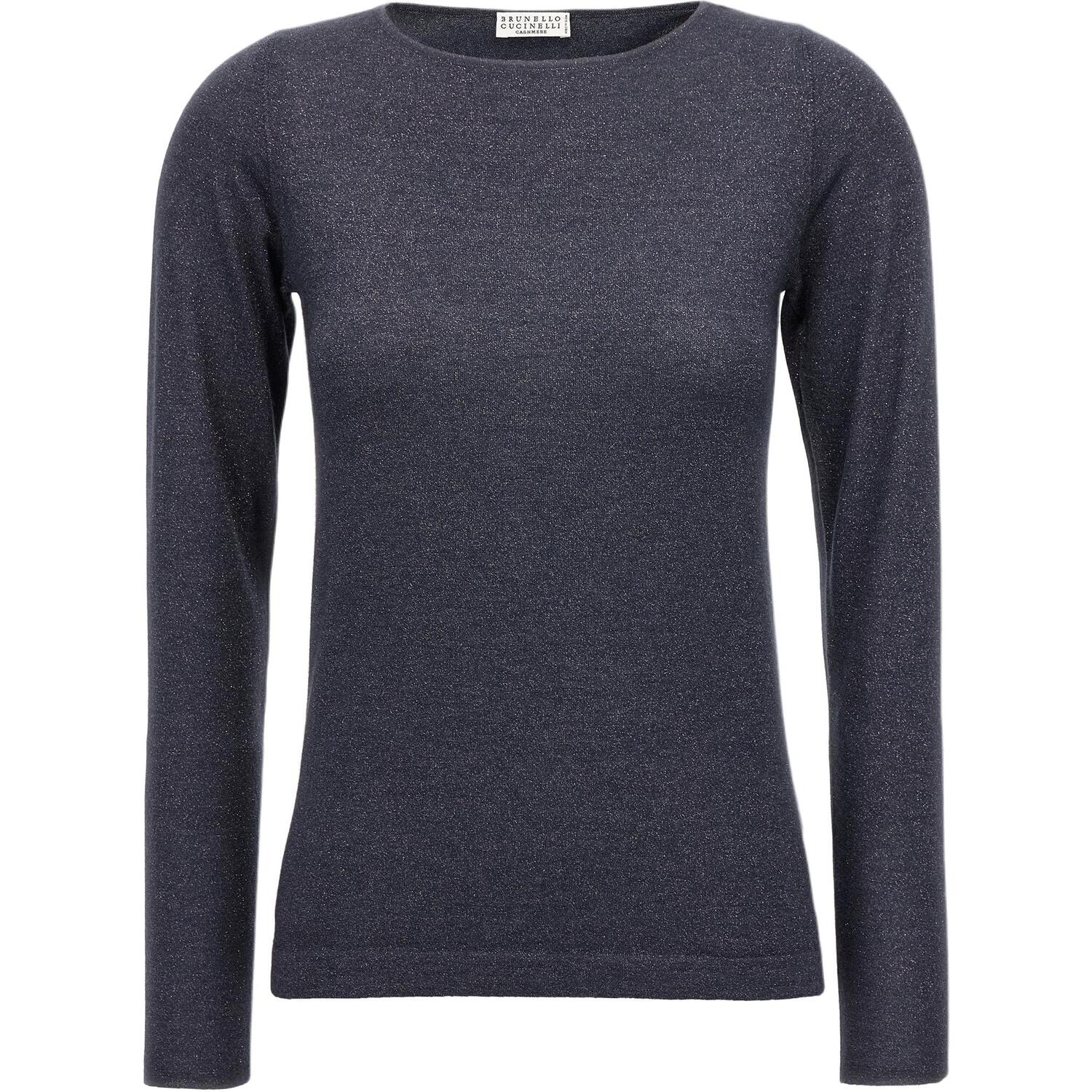 Длинный джемпер с длинным рукавом и лодочкой Brunello Cucinelli, синий
Длинный джемпер с длинным рукавом и лодочкой Brunello Cucinelli, синий