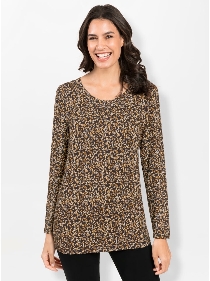 Рубашка-туника с графитово-охристым принтом WITT WEIDEN
Рубашка-туника с графитово-охристым принтом WITT WEIDEN