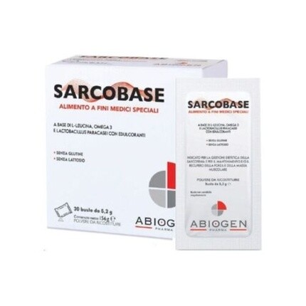 ABIOGEN PHARMA Sarcobase Специальное медицинское назначение для пищевых продуктов 30 пакетиков
ABIOGEN PHARMA Sarcobase Специальное медицинское назначение для пищевых продуктов 30 пакетиков