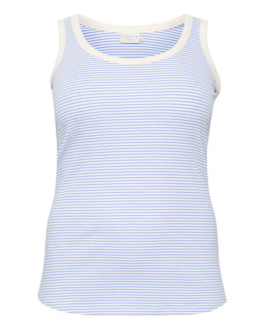 Топ KAFFE CURVE Kana, светло-голубой/белый
Топ KAFFE CURVE Kana, светло-голубой/белый