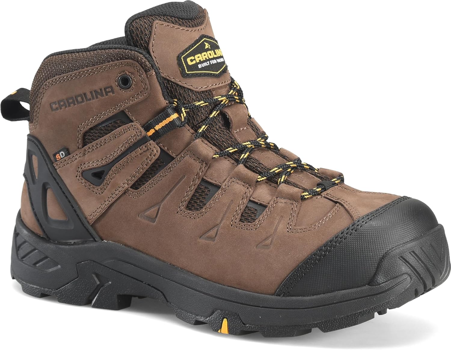 Ботинки Carolina Quadricep 5 с композитным носком, статически разряжаемые, мужские, прочные, противоскользящие, водонепроницаемые, коричневый/шоколадный
Ботинки Carolina Quadricep 5 с композитным носком, статически разряжаемые, мужские, прочные, противоскользящие, водонепроницаемые, коричневый/шоколадный