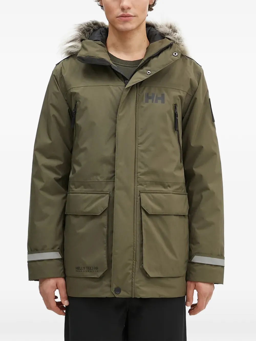 Парка с отделанным капюшоном Helly Hansen, зеленый
Парка с отделанным капюшоном Helly Hansen, зеленый