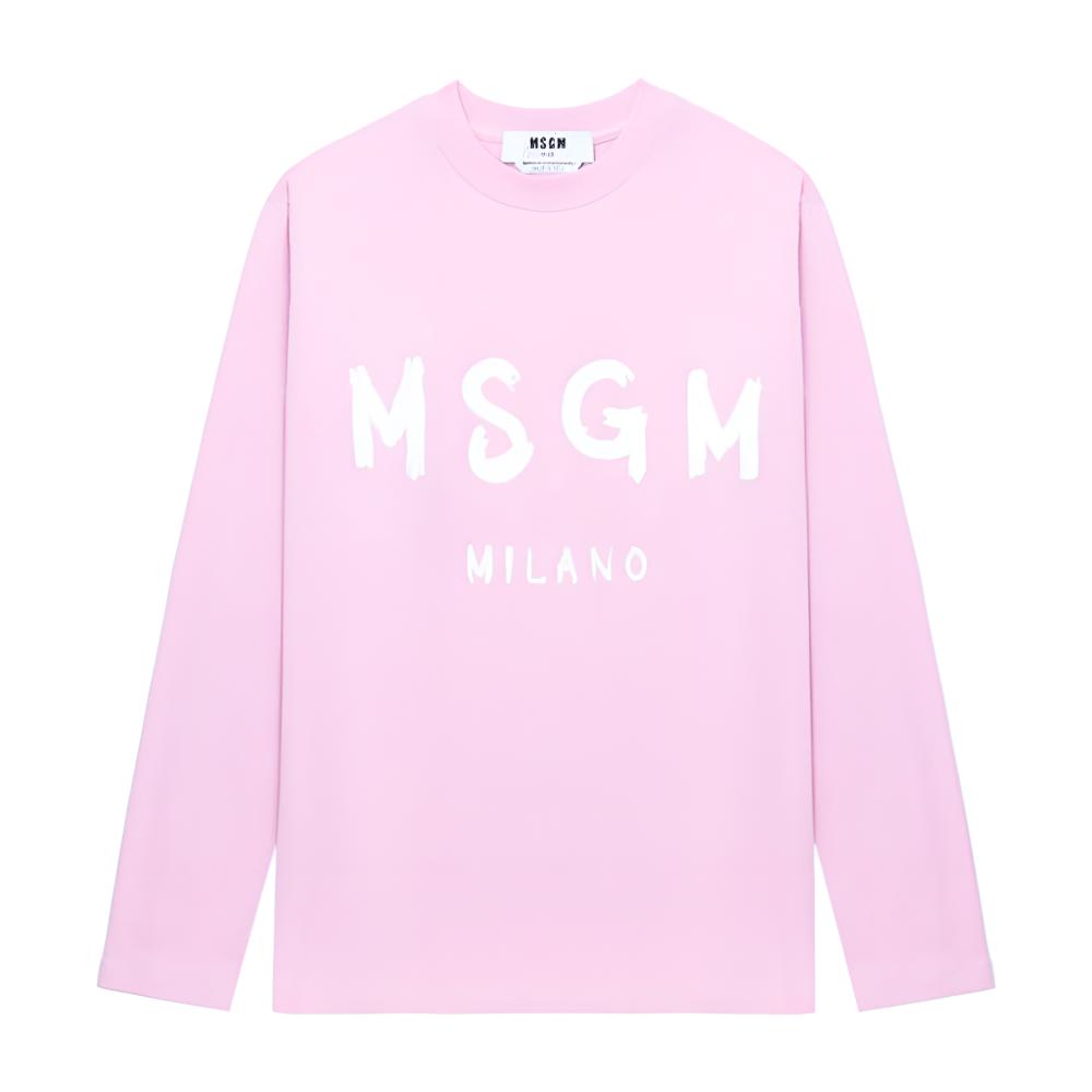 Футболка с длинным рукавом и принтом логотипа MSGM, розовый
Футболка с длинным рукавом и принтом логотипа MSGM, розовый