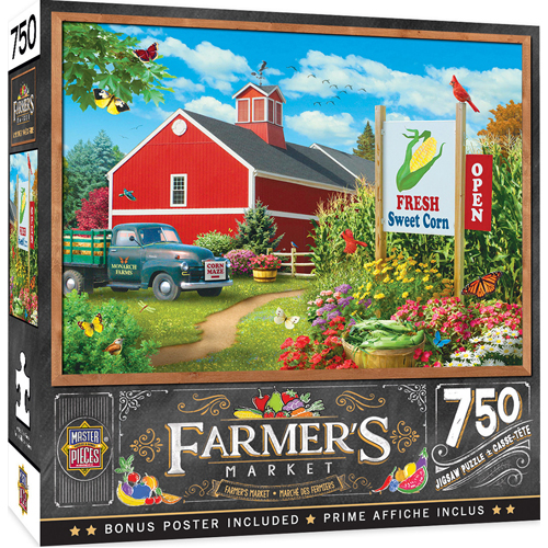 Пазлы Masterpieces Puzzle: Farmers Market Country Heaven Puzzle – 750 Pieces
Пазлы Masterpieces Puzzle: Farmers Market Country Heaven Puzzle – 750 Pieces