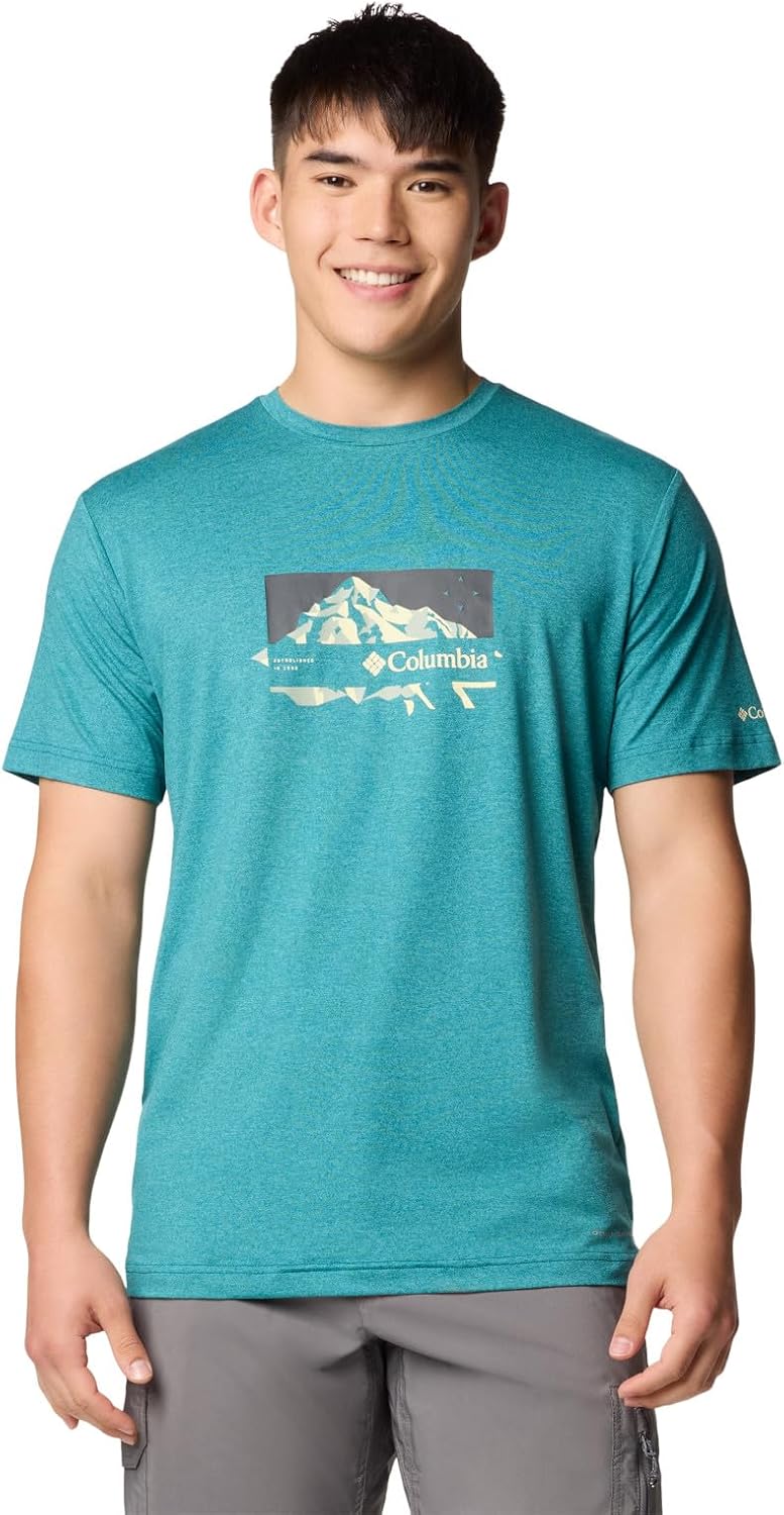 Мужская футболка Columbia Kwick Hike с коротким рукавом и принтом, River Blue Heather/Peak Direction, Синий, Мужская футболка Columbia Kwick Hike с коротким рукавом и принтом, River Blue Heather/Peak Direction
Мужская футболка Columbia Kwick Hike с коротким рукавом и принтом, River Blue Heather/Peak Direction, Синий, Мужская футболка Columbia Kwick Hike с коротким рукавом и принтом, River Blue Heather/Peak Direction