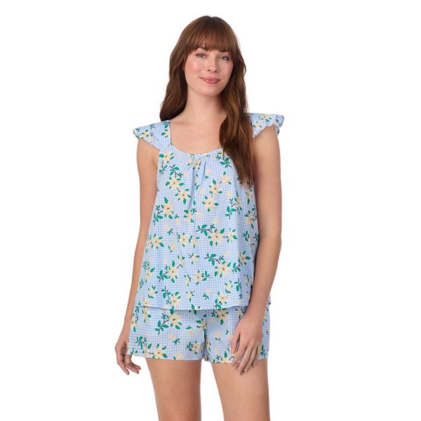 Женский комплект из двух частей: тканая пижама, майка и пижамные боксеры Draper James, цвет blue gingham magnolia
Женский комплект из двух частей: тканая пижама, майка и пижамные боксеры Draper James, цвет blue gingham magnolia