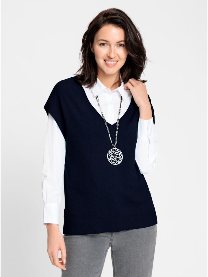 Жилет-свитер темно-синего цвета WITT WEIDEN
Жилет-свитер темно-синего цвета WITT WEIDEN