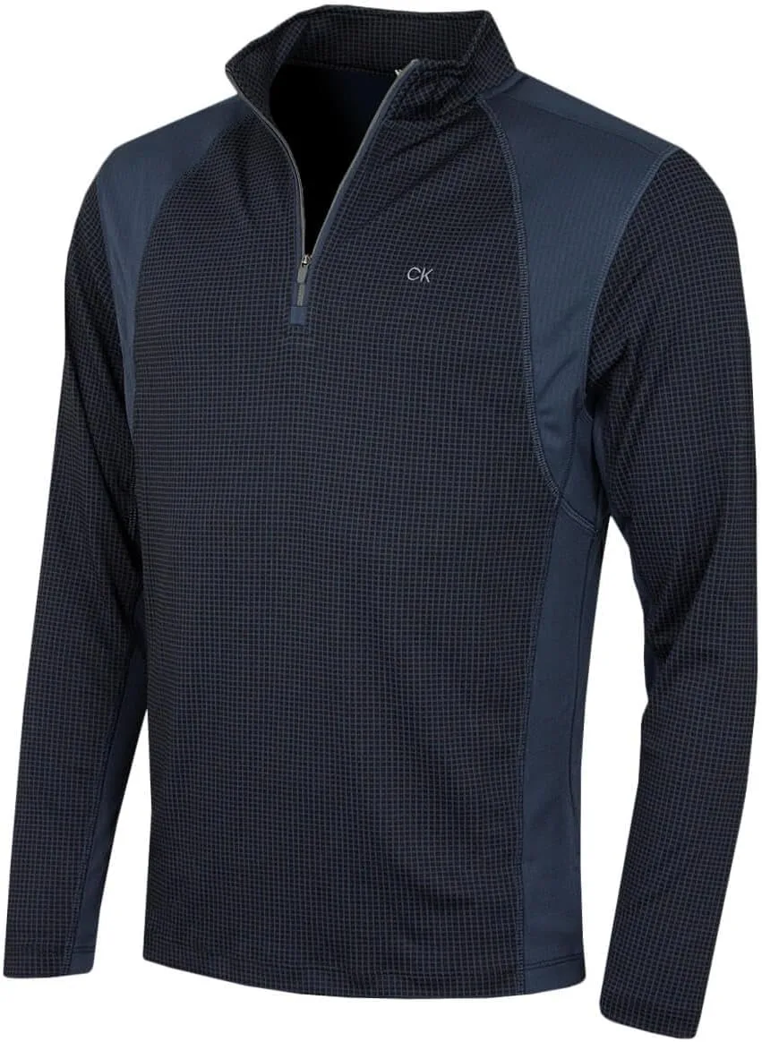 Calvin Klein Men's Micro Grid CK 1/2 Zip Mid Layer Baselayer
Calvin Klein Men's Micro Grid CK 1/2 Zip Mid Layer Baselayer