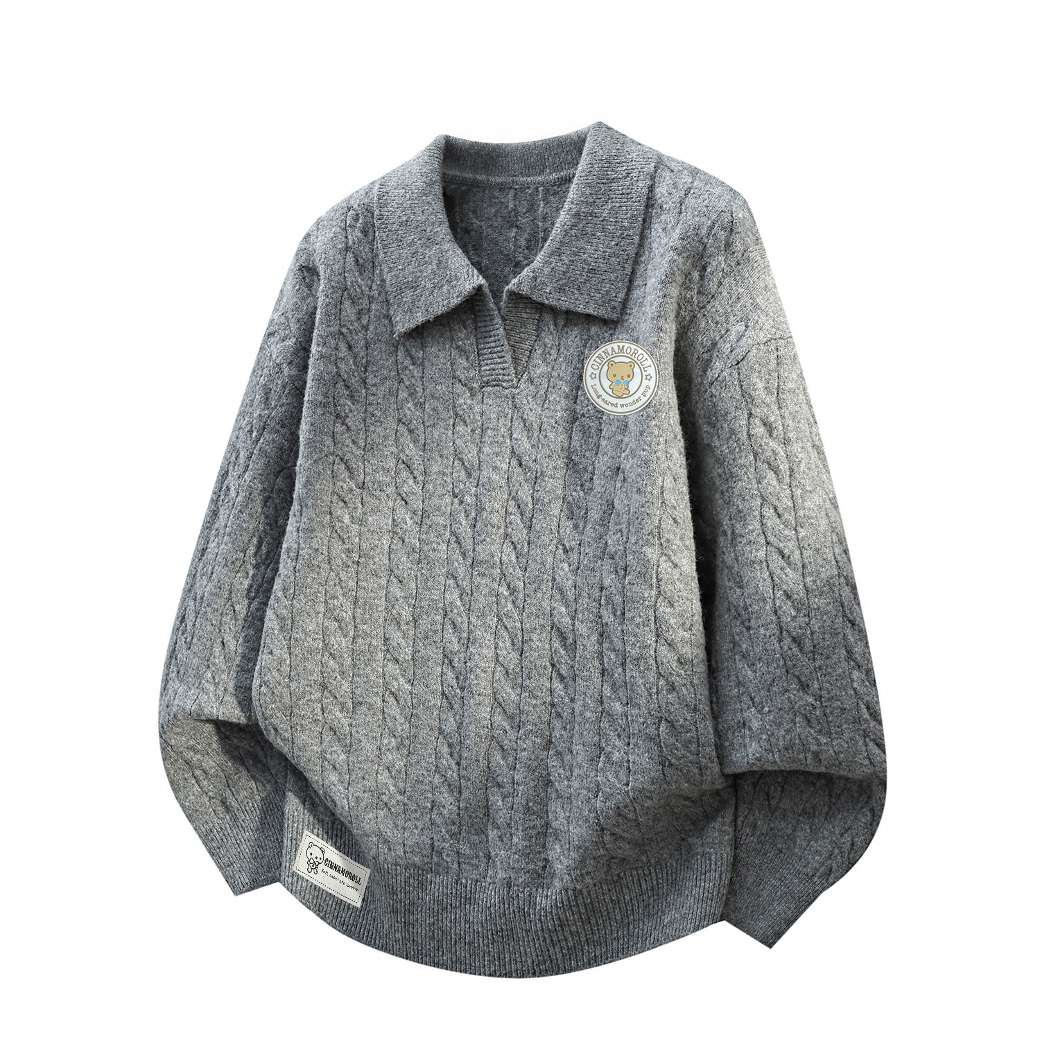 Sanrio Вязаная одежда с изображением собаки Югуи из мультфильма «Синнаморолл» (унисекс)
Sanrio Вязаная одежда с изображением собаки Югуи из мультфильма «Синнаморолл» (унисекс)