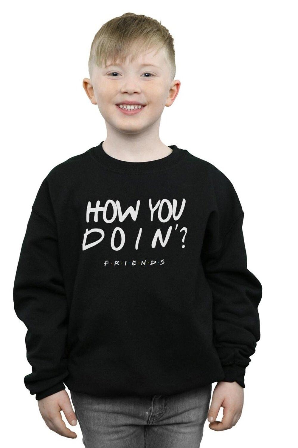 Как дела Фуфайка Friends, черный 
Как дела Фуфайка Friends, черный