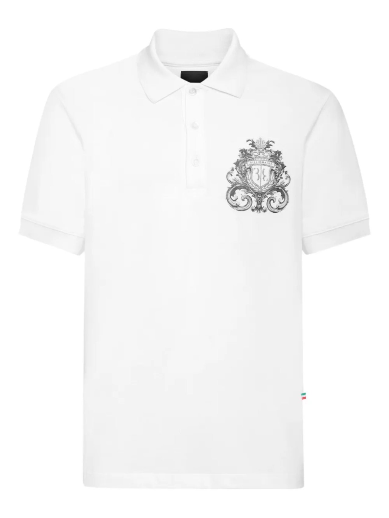 Рубашка поло с вышитой эмблемой Billionaire, белый
Рубашка поло с вышитой эмблемой Billionaire, белый