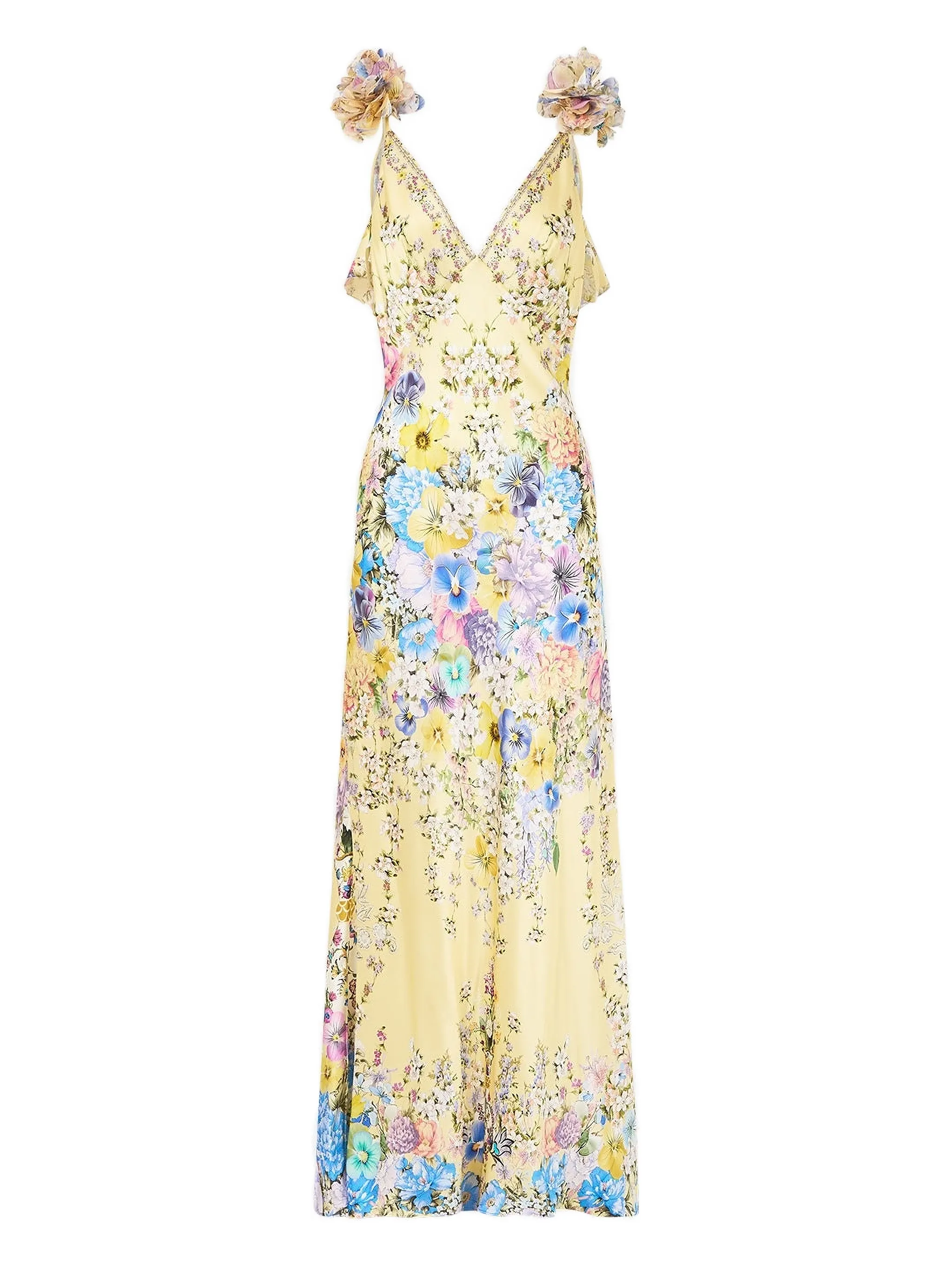 Платье макси с V-образным вырезом Camilla, желтый
Платье макси с V-образным вырезом Camilla, желтый