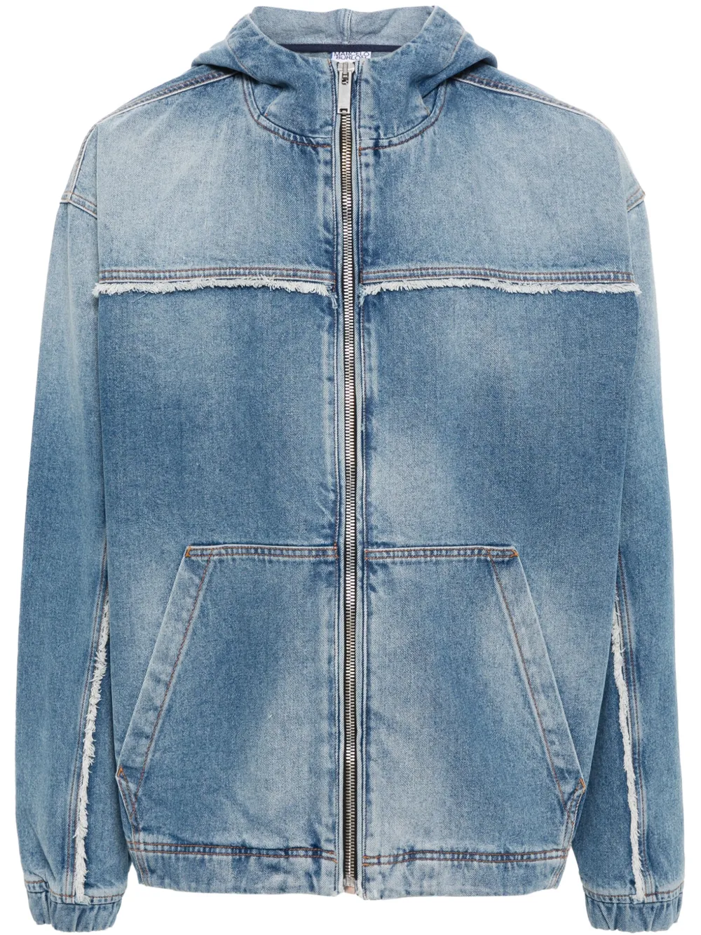 Джинсовая куртка с бахромой Marcelo Burlon County Of Milan, синий
Джинсовая куртка с бахромой Marcelo Burlon County Of Milan, синий