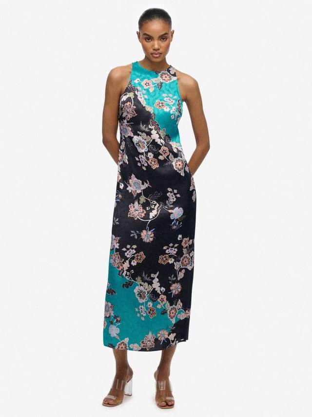 Жаккардовое макси-платье Racer Superdry, Eriko Teal Floral
Жаккардовое макси-платье Racer Superdry, Eriko Teal Floral