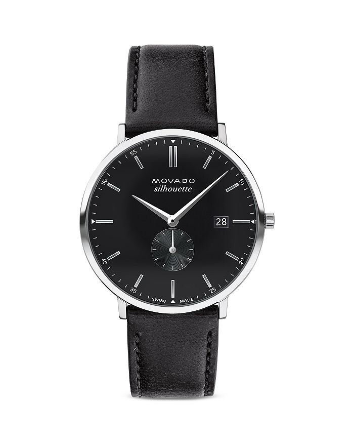Часы Movado Silhouette из нержавеющей стали, 40 мм, черный
Часы Movado Silhouette из нержавеющей стали, 40 мм, черный